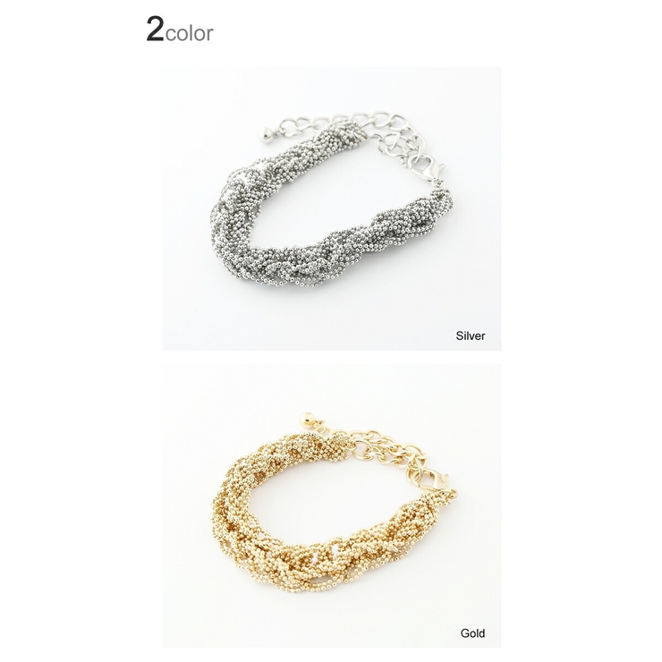 ブレスレット バングル ボールチェーン チェーン 結婚式 パーティー | AUNI | 詳細画像6 