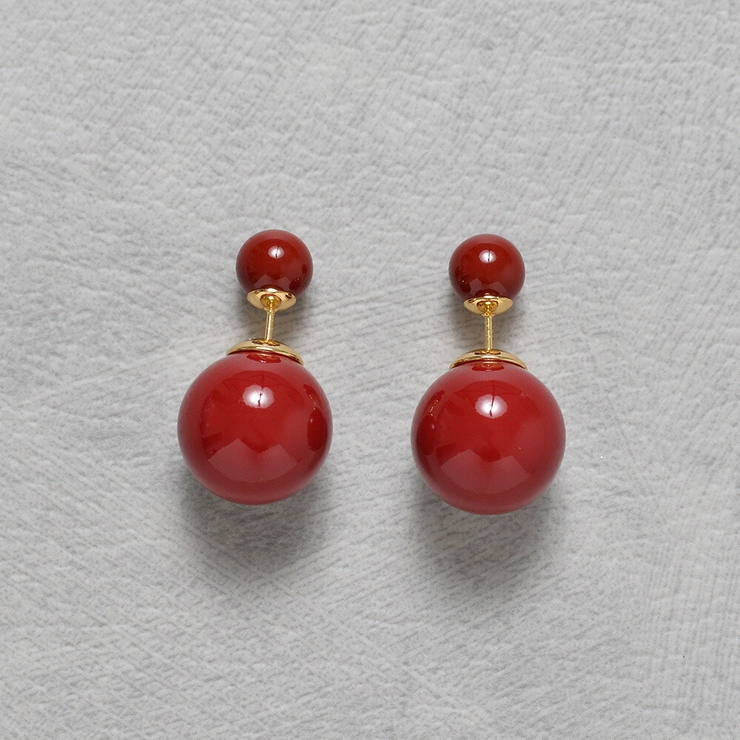 ピアス パール 大粒 15mm パールピアス パールキャッチ ボールキャッチ | AUNI | 詳細画像8 