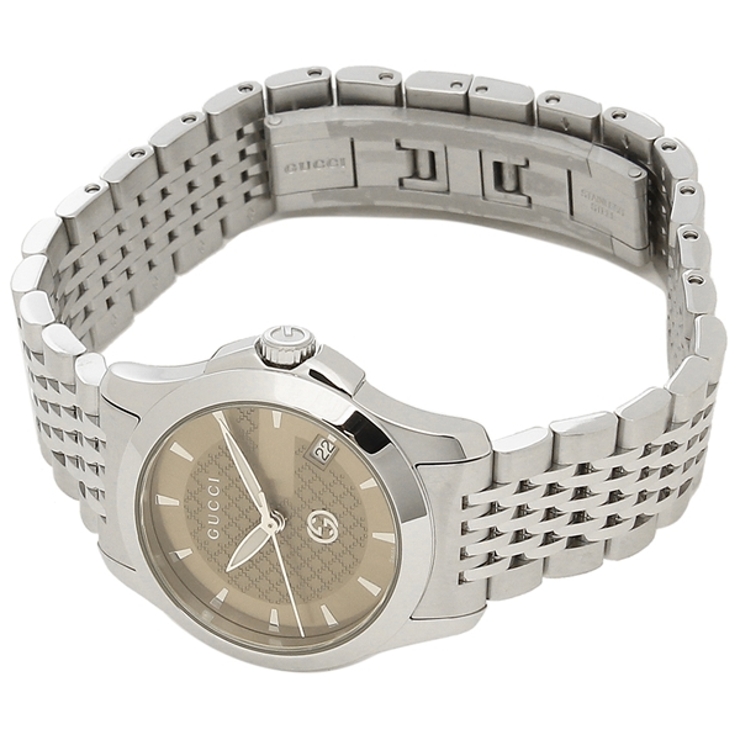 グッチ 腕時計 レディース GUCCI YA1265007 シルバー ブラウン