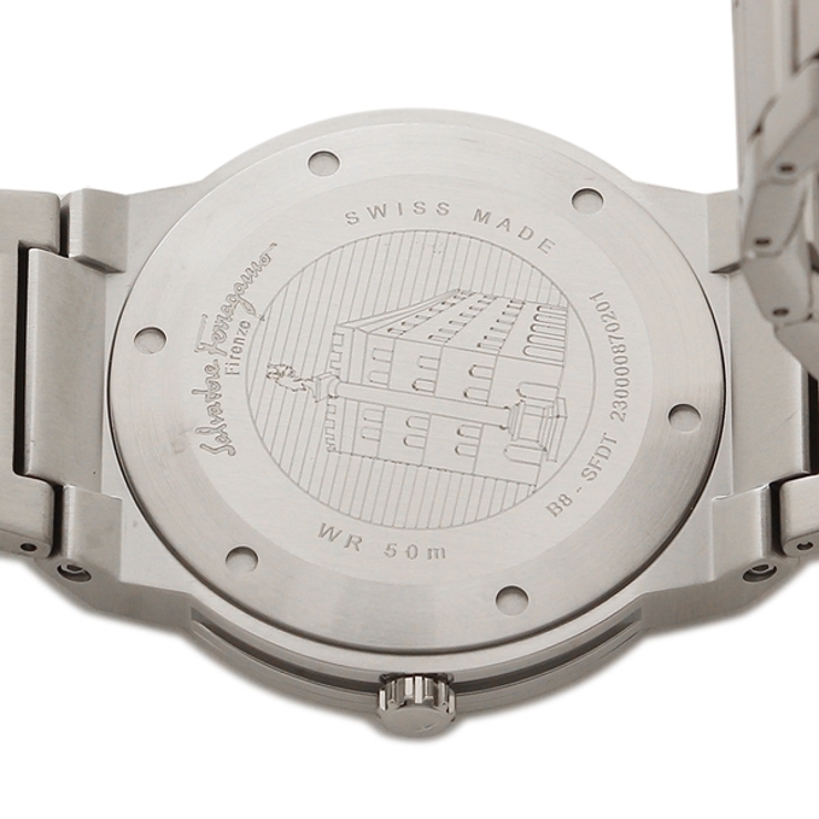 フェラガモ時計クォーツブラックメンズFERRAGAMOSFDT02423