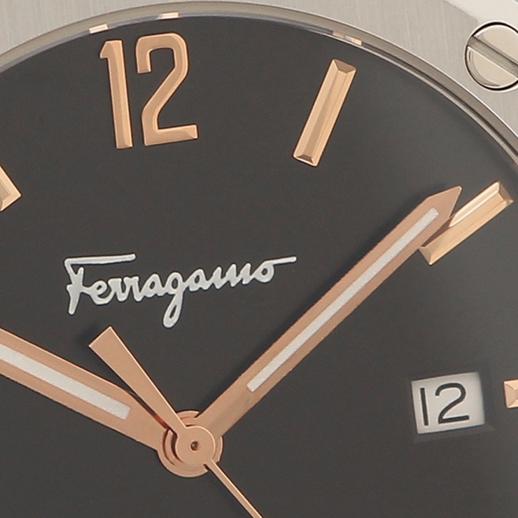 フェラガモ時計クォーツブラックメンズFERRAGAMOSFDT02423