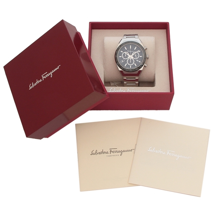 フェラガモ時計クォーツネイビーメンズFERRAGAMOSFHR00420