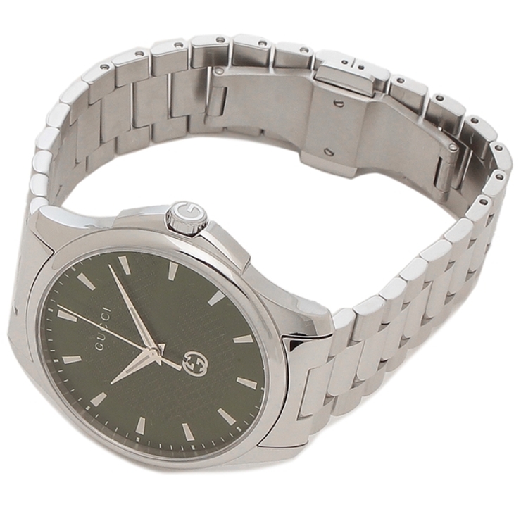 グッチ時計GタイムレスクォーツグリーンメンズGUCCIYA126369