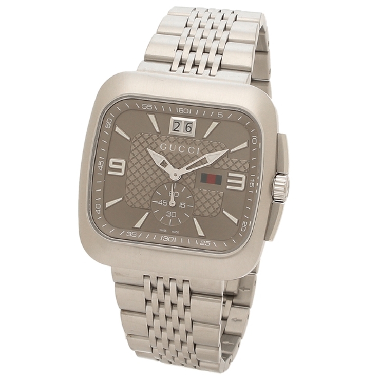 グッチ 時計 クーペ クォーツ シルバー メンズ GUCCI YA131301