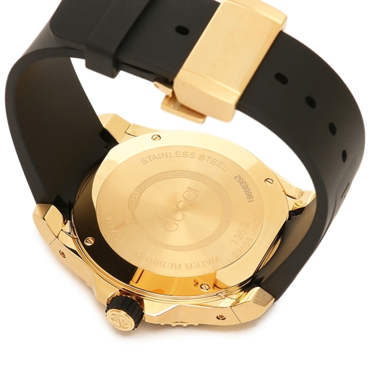 グッチ 時計 クォーツ ブラック メンズ GUCCI YA136219[品番