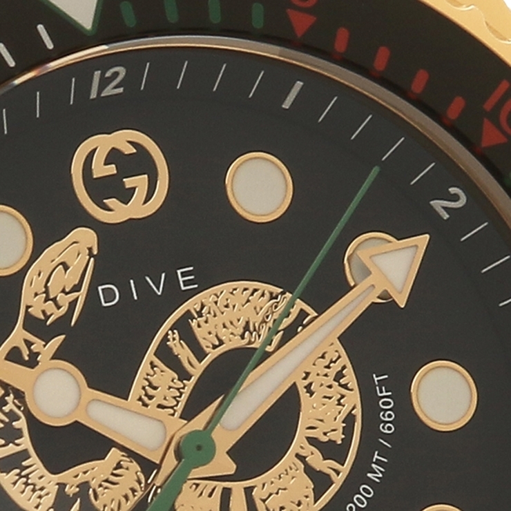 大人気アイテム グッチ YA136219[品番 GUCCI メンズ ブラック クォーツ 時計 腕時計(デジタル)
