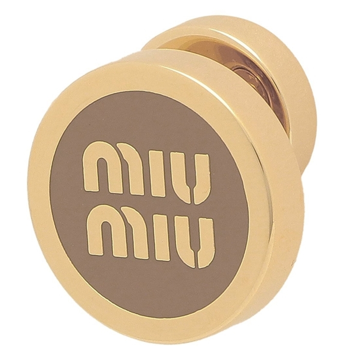 ミュウミュウピアスブラウンレディースMIUMIU5JO9122F6TF098L