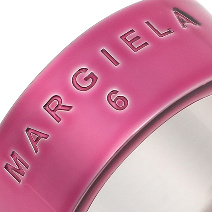 エムエムシックスメゾンマルジェラリングアクセサリーピンクレディースMM6MaisonMargielaSM7UQ0039SV0058245