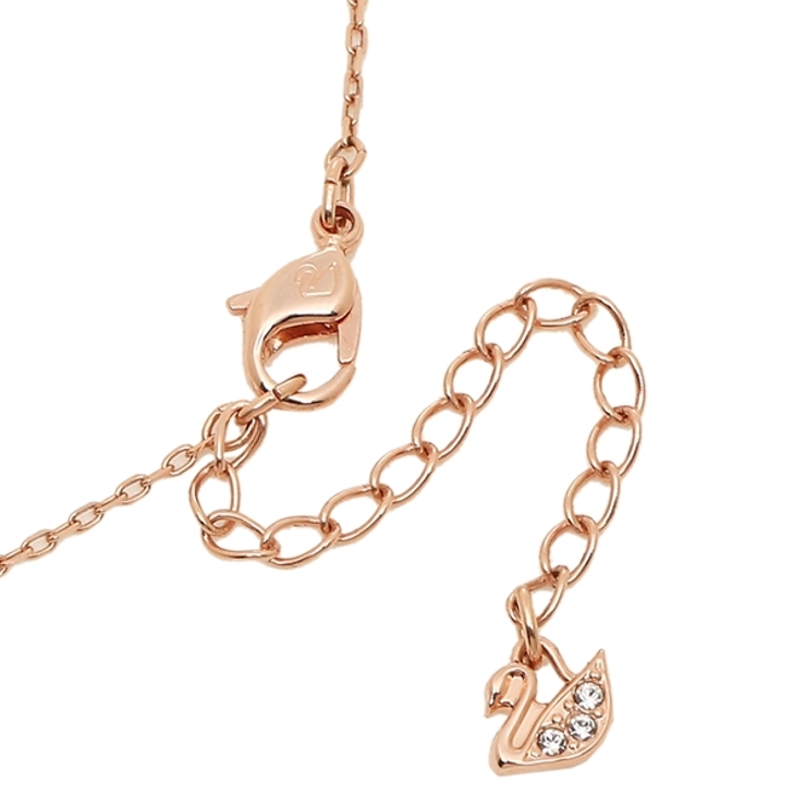 スワロフスキーネックレスアクセサリーSWAROVSKI5518865INFINITYHEARTインフィニティレディースペンダントローズゴールド/シルバー