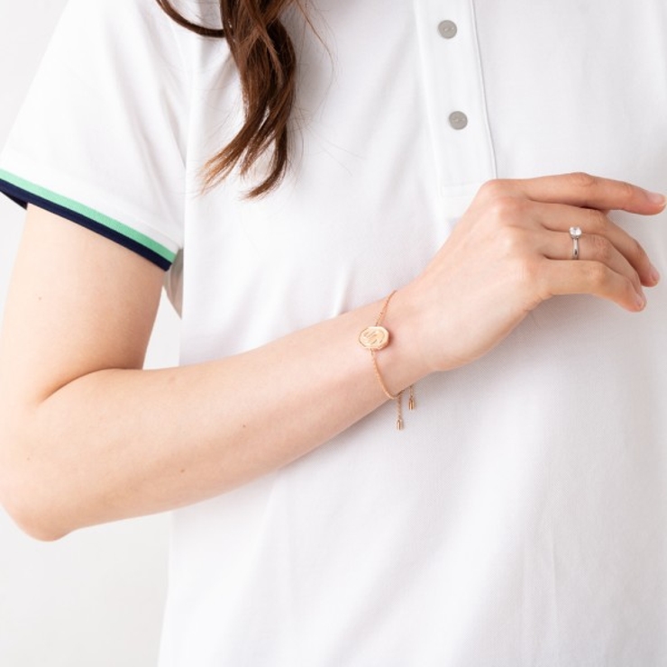 スワロフスキー各種 Hyperbola bangle, Round cut, White, Mixed metal finish