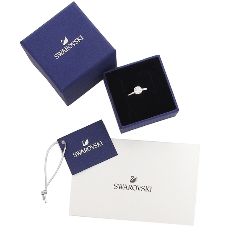 スワロフスキーリングアクセサリーSWAROVSKIATTRACTレディース指輪ホワイト/シルバー