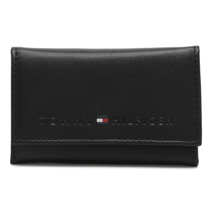 トミーヒルフィガーキーケースウェルスレイブラックメンズTOMMYHILFIGER31TL17X005001