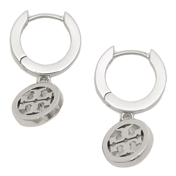 トリーバーチピアスミラーパヴェフープシルバーレディースTORYBURCH87041042