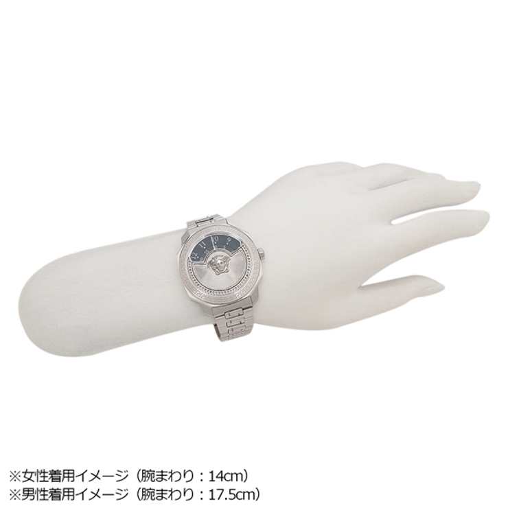 ヴェルサーチ時計クォーツシルバーメンズレディースユニセックスVERSACEVQU030015
