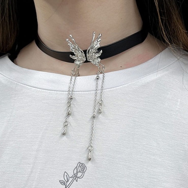 蝶々チョーカー[品番：IGAW0004956]｜axes femme（アクシーズファム 