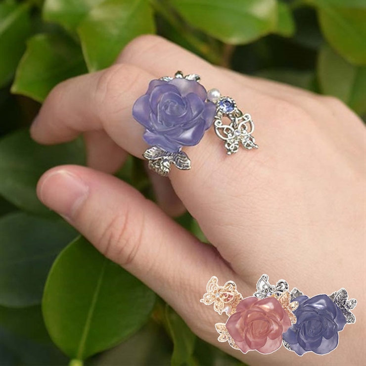 エレガントローズリング[品番：IGAW0005075]｜axes femme（アクシーズ