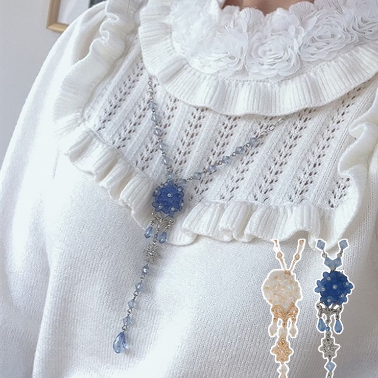 オーロラガラス風ネックレス | axes femme | 詳細画像1 