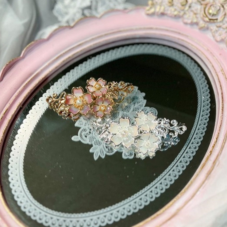 絶対的な信頼 桜モチーフヘアクリップ[品番：IGAW0004617]｜axes femme アクセサリー