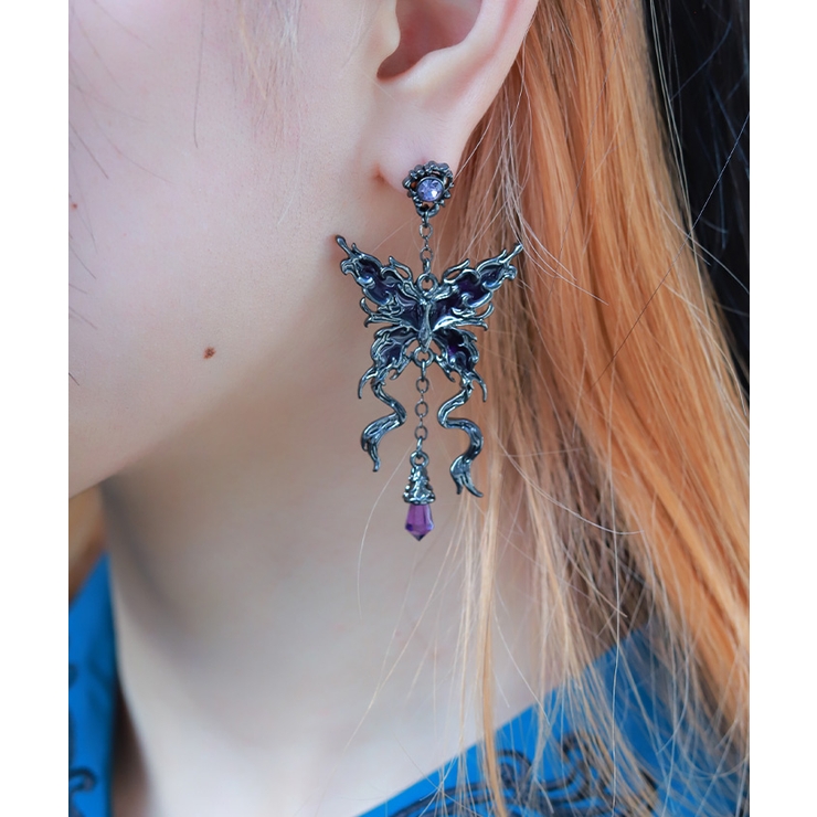 黒 | ナイトメアリボンピアス | axes femme