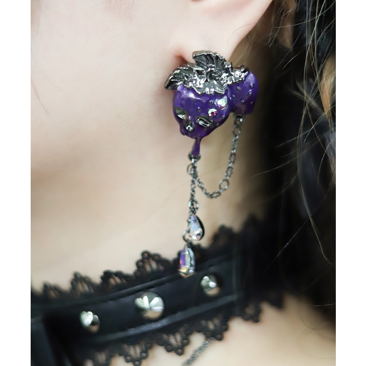 パープル | ポイズンベリー２ｗａｙピアス | axes femme