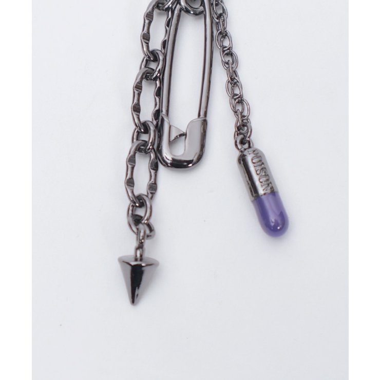 ロゴチャーム２ｗａｙピアス | axes femme | 詳細画像10 