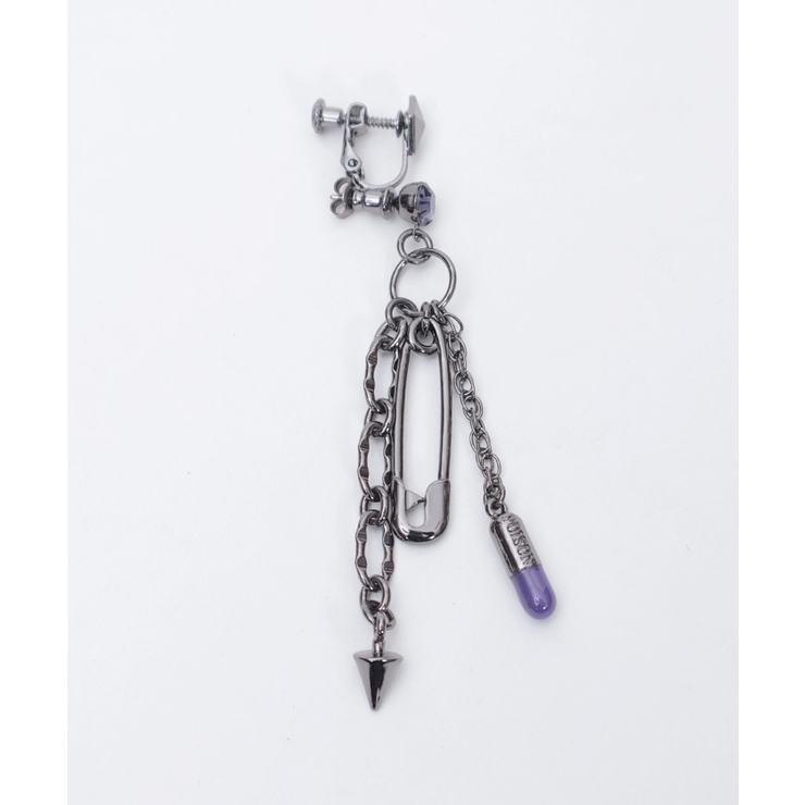 ロゴチャーム２ｗａｙピアス | axes femme | 詳細画像8 