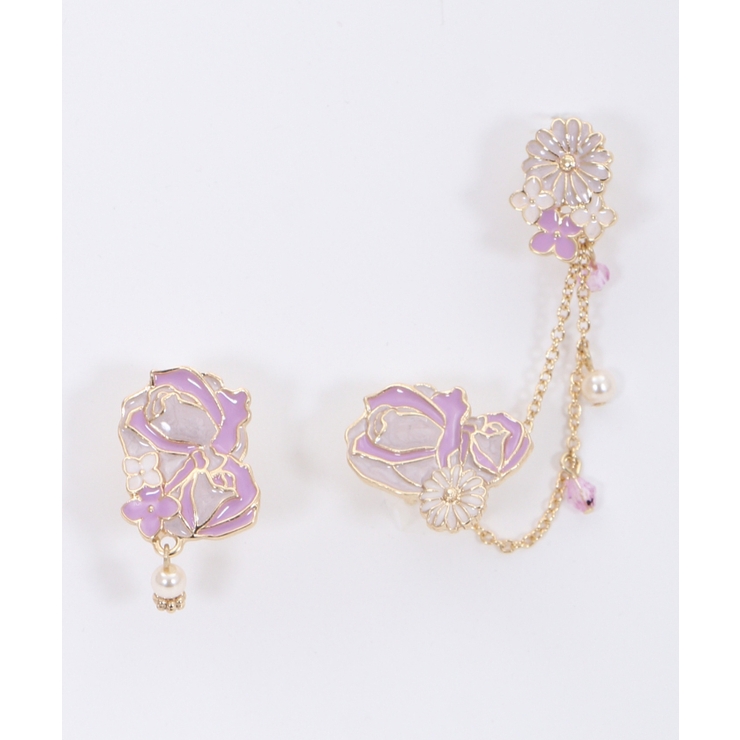 ピンク | ローズブーケイヤリング | axes femme