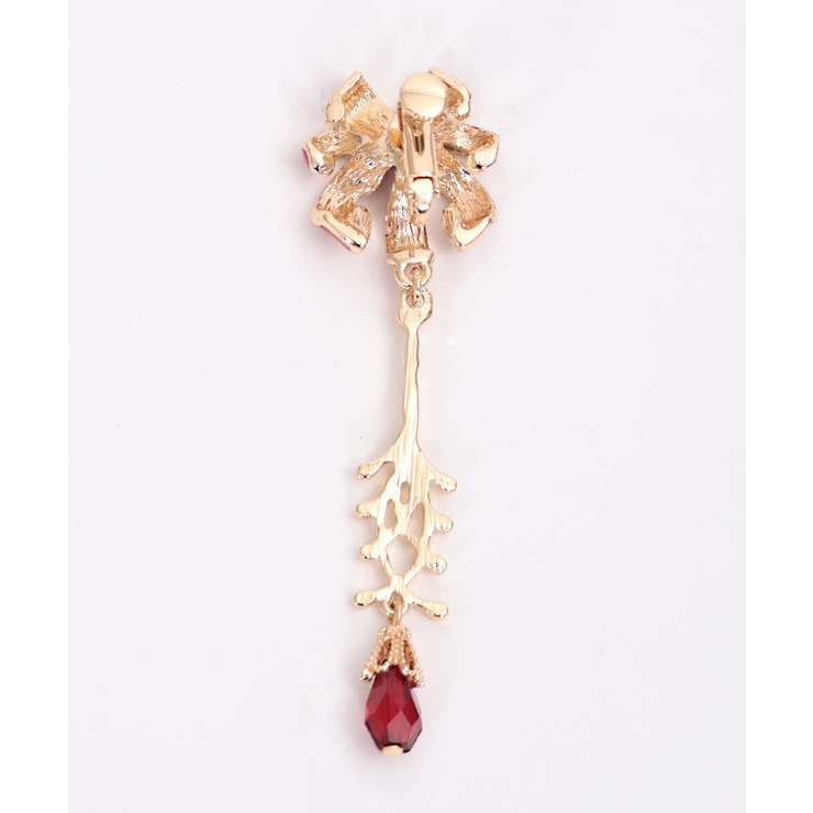 彼岸花モチーフイヤリング[品番：IGAW0005262]｜axes femme
