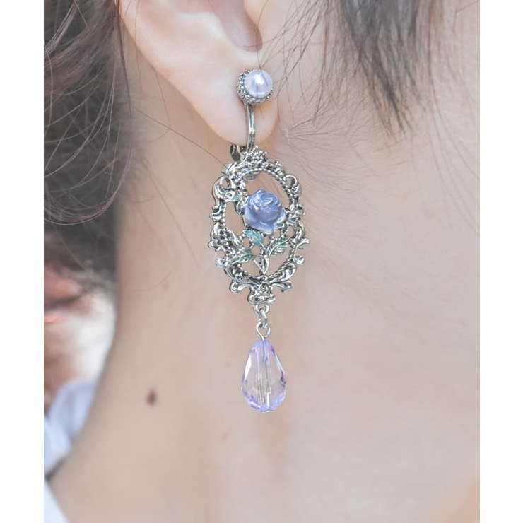 レディローズイヤリングピアス[品番：IGAW0005776]｜axes femme