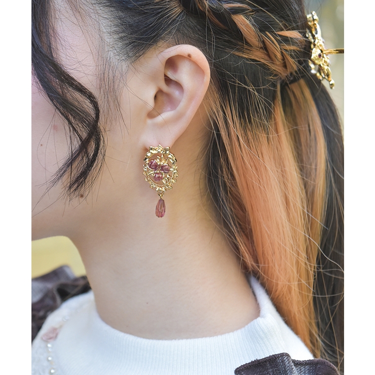 オーナメントローズＥＲピアス | axes femme | 詳細画像2 