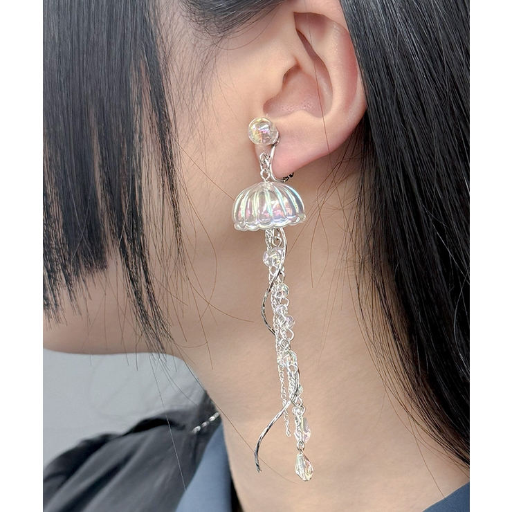 クラゲイヤリング[品番：IGAW0005038]｜axes femme（アクシーズ