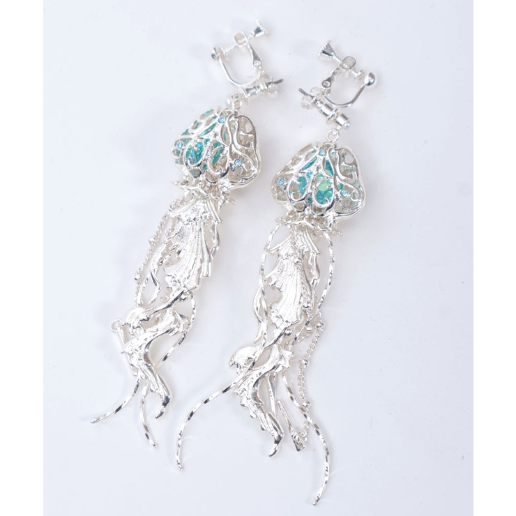 揺蕩う海月2wayピアス[品番：IGAW0006676]｜axes femme