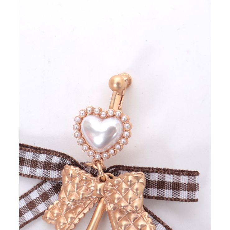 チェリーリボン２ｗａｙピアス | axes femme | 詳細画像11 