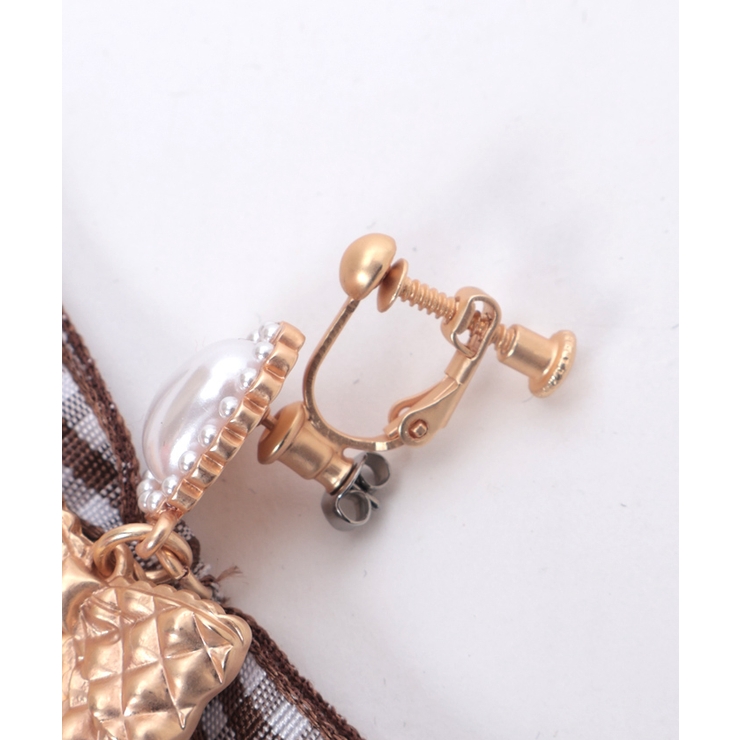 チェリーリボン２ｗａｙピアス | axes femme | 詳細画像13 