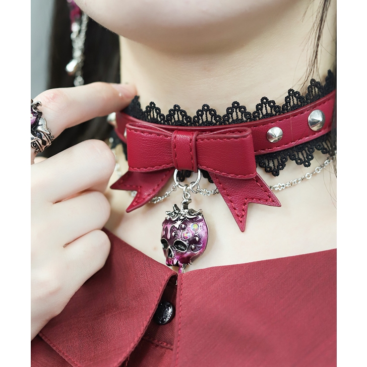 ポイズンベリー合皮チョーカー | axes femme | 詳細画像1 