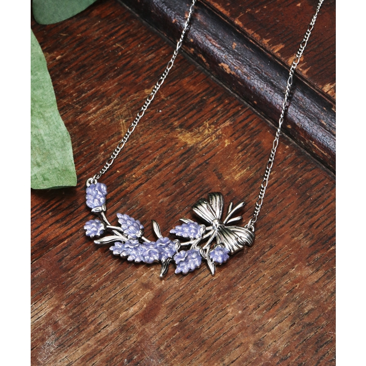 ラベンダーモチーフネックレス[品番：IGAW0000096]｜axes femme
