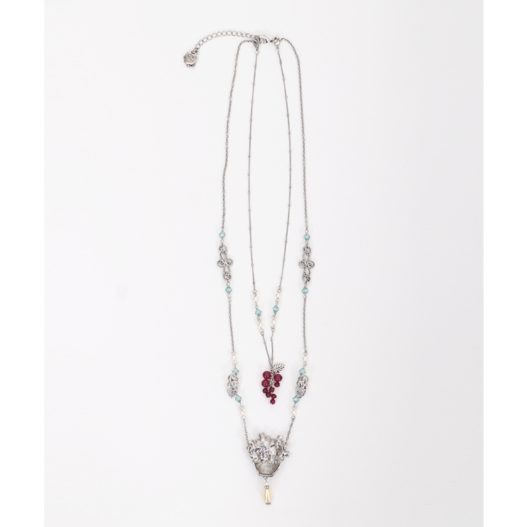 ぶどうモチーフネックレス[品番：IGAW0000569]｜axes femme