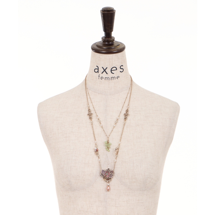 ぶどうモチーフネックレス[品番：IGAW0000569]｜axes femme