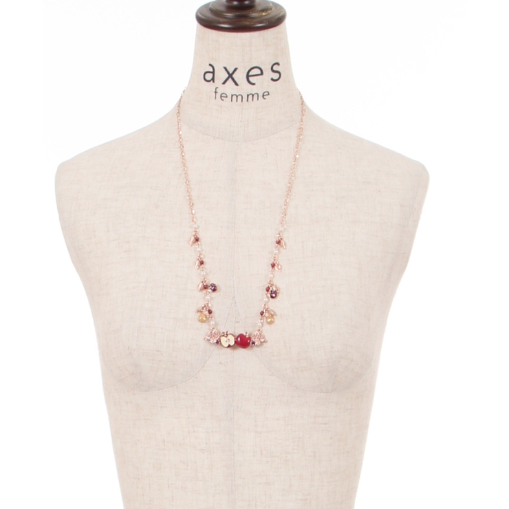 秋の実りモチーフネックレス[品番：IGAW0002806]｜axes femme