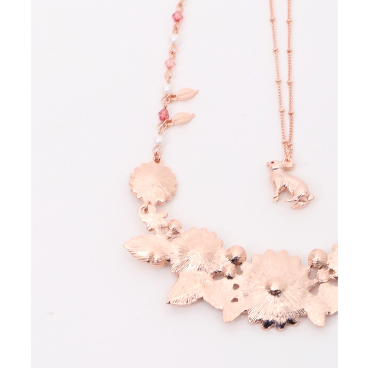 春の花園2連ネックレス[品番：IGAW0003423]｜axes femme（アクシーズ