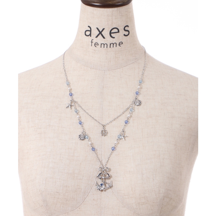 フェミニンマリンネックレス[品番：IGAW0003539]｜axes femme