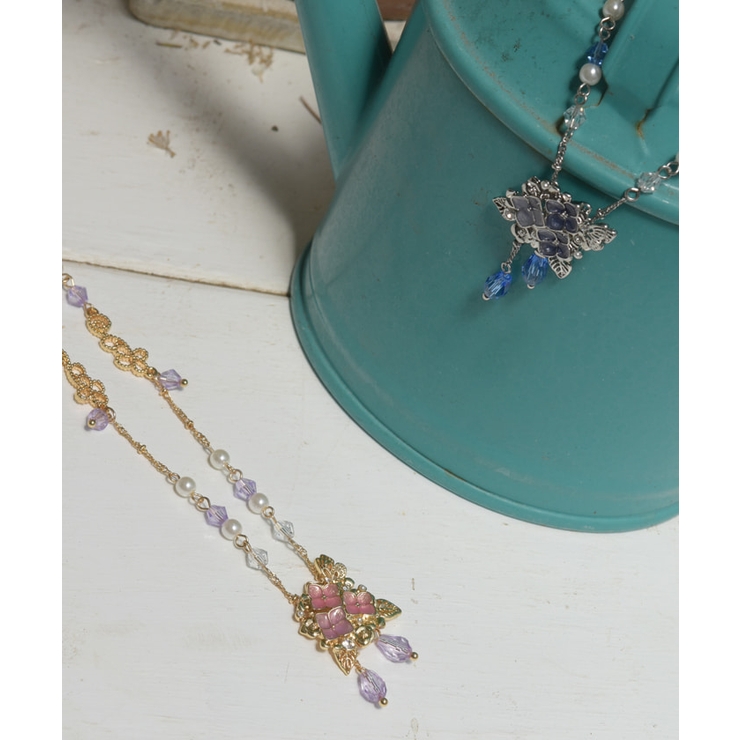紫陽花モチーフネックレス[品番：IGAW0003735]｜axes femme
