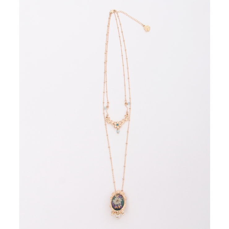 花封入モチーフネックレス[品番：IGAW0004025]｜axes femme 