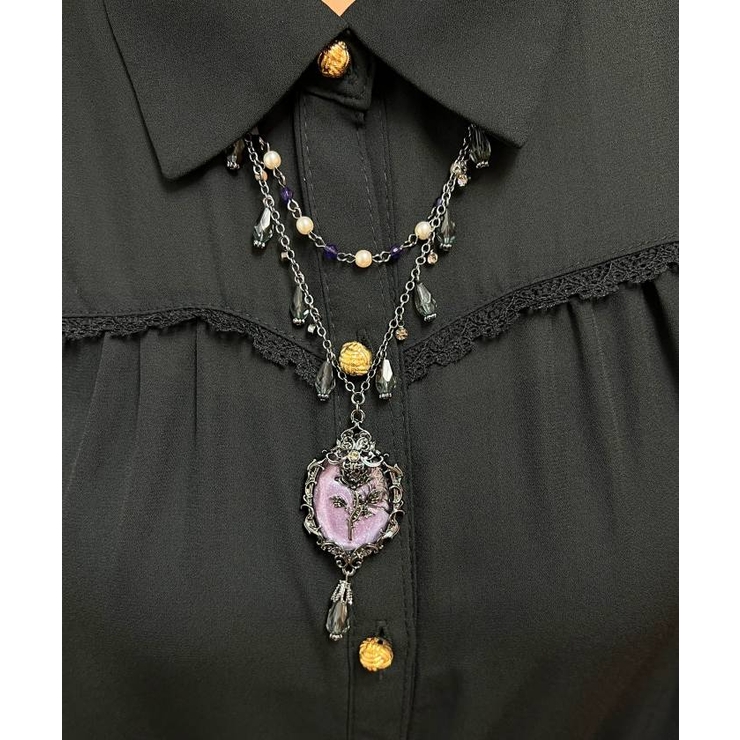 ゴシックローズネックレス[品番：IGAW0004227]｜axes femme