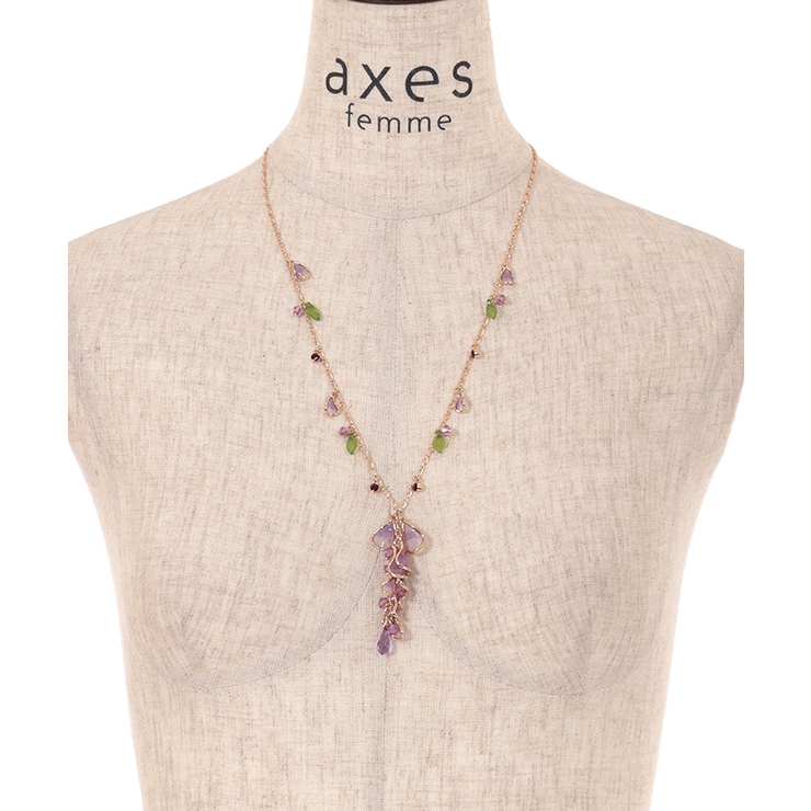 藤の花モチーフネックレス[品番：IGAW0004352]｜axes femme