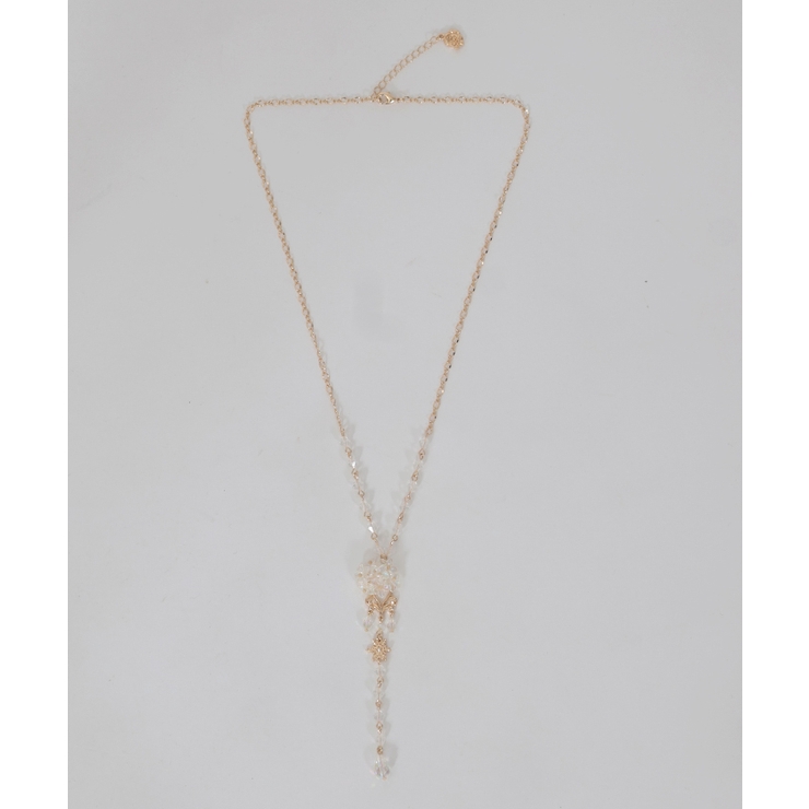 ゴールド | オーロラガラス風ネックレス | axes femme