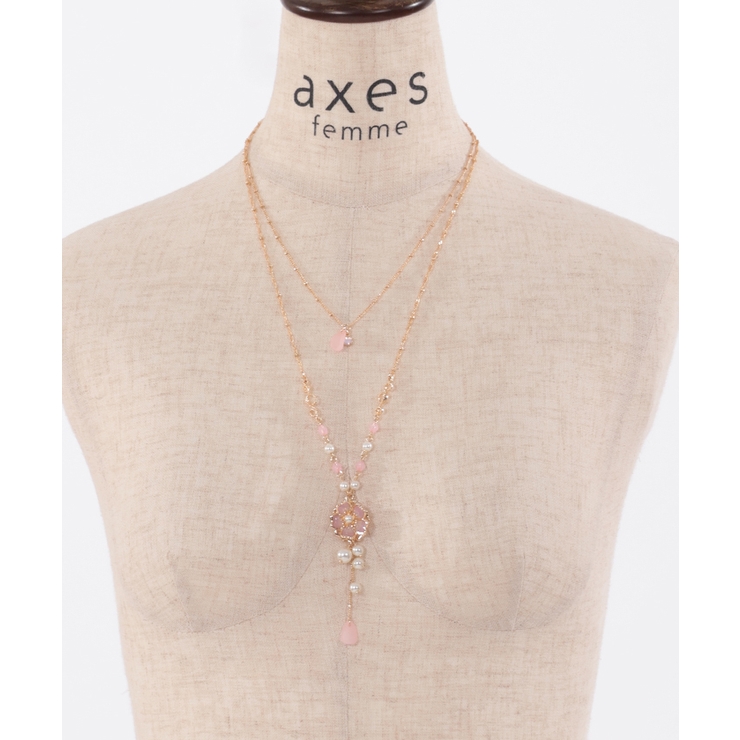桜モチーフネックレス[品番：IGAW0004616]｜axes femme（アクシーズ 