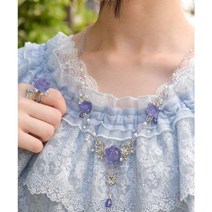 エレガントローズネックレス[品番：IGAW0005074]｜axes femme 