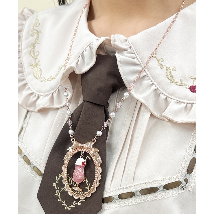 【500円引きクーポン】 クリームソーダネックレス[品番：IGAW0005093]｜axes femme ワンピース