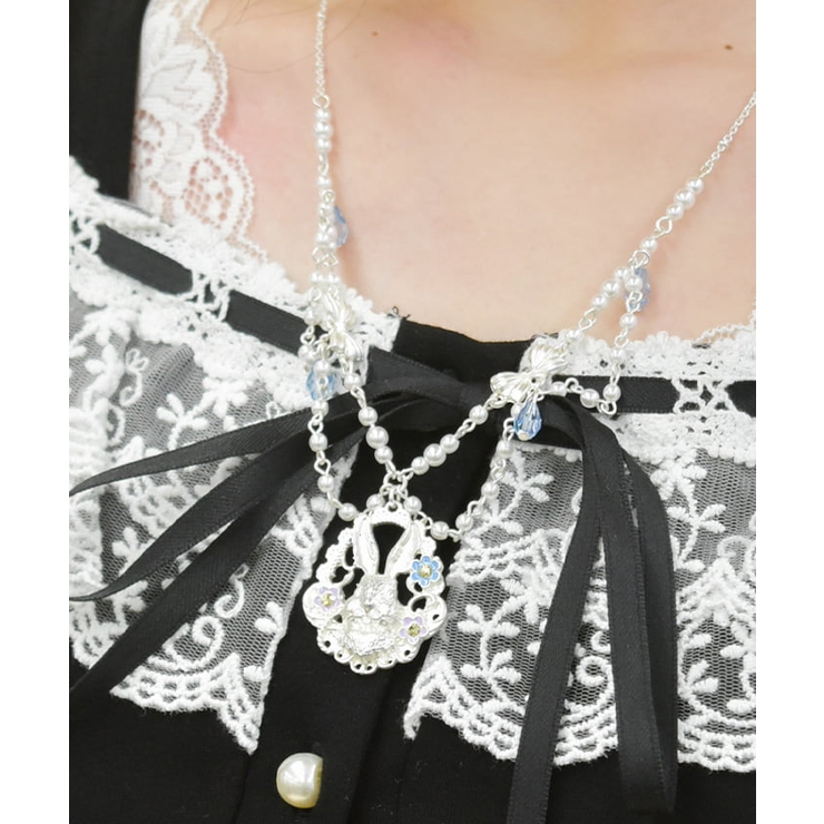 ラビットフレームネックレス[品番：IGAW0006192]｜axes femme